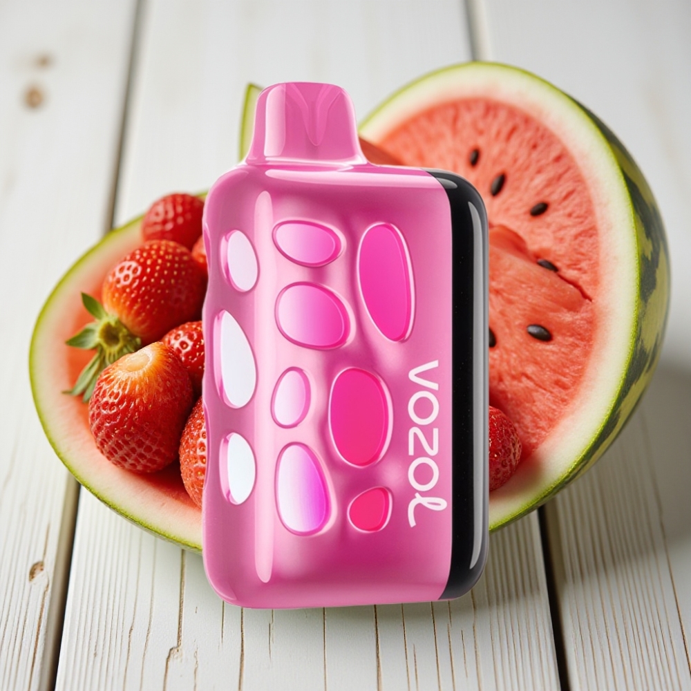 VOZOL RAVE 40000 Kullan-At Vap Çilek Karpuz 1000mAh 20/50mg/ml 270° Parlak Işık
