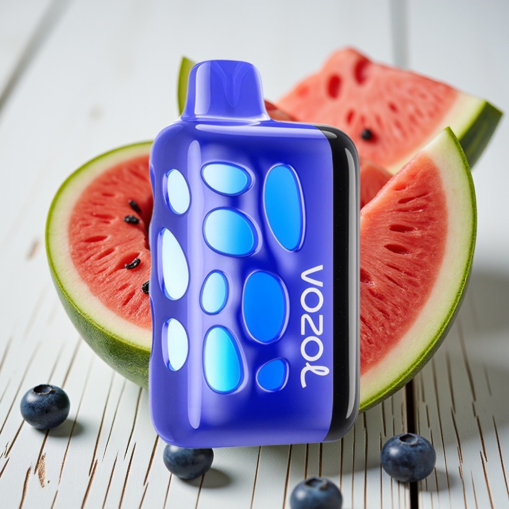 VOZOL RAVE 40000 Tek Kullanımlık Vape Mavi Ahududu Karpuz 1000mAh 20/50mg/ml Nikotin