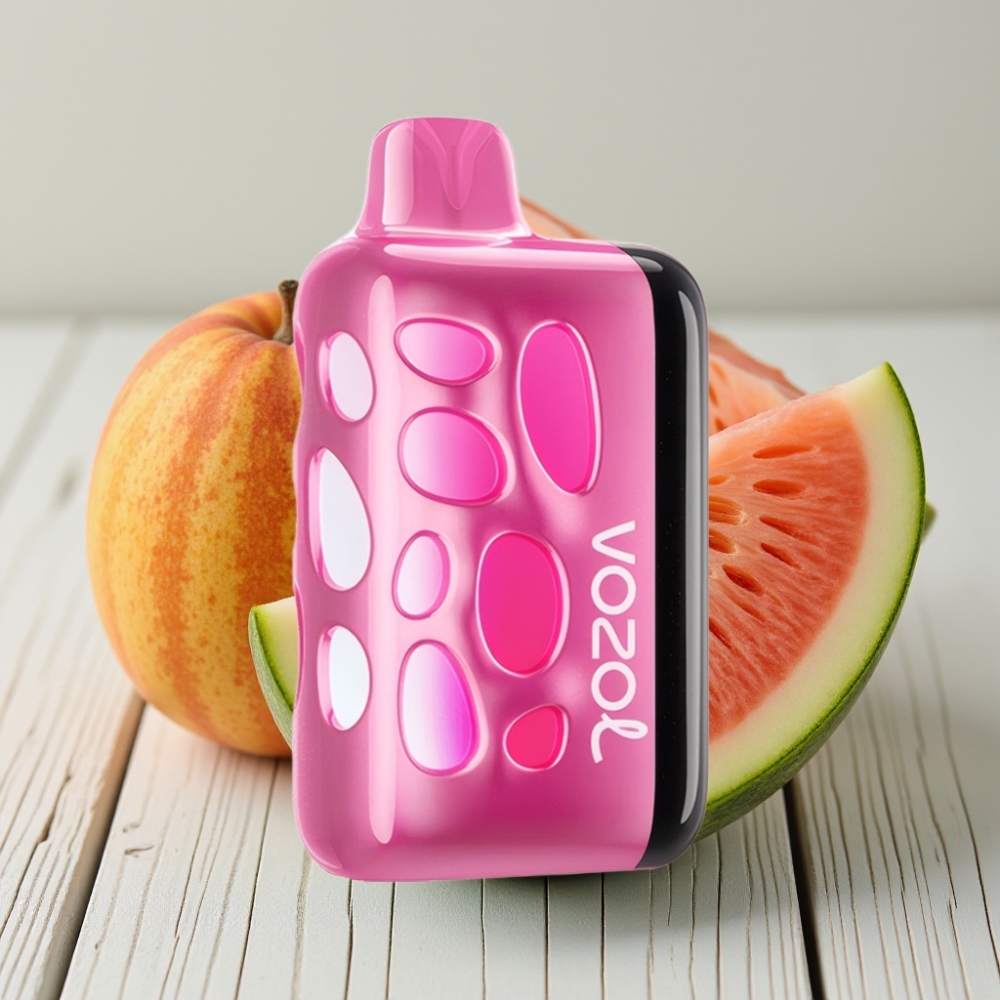 VOZOL RAVE 40000 Tek Kullanımlık Vape Çilek Kavun Şeftali Aromalı 1000mAh 20/50mg/ml