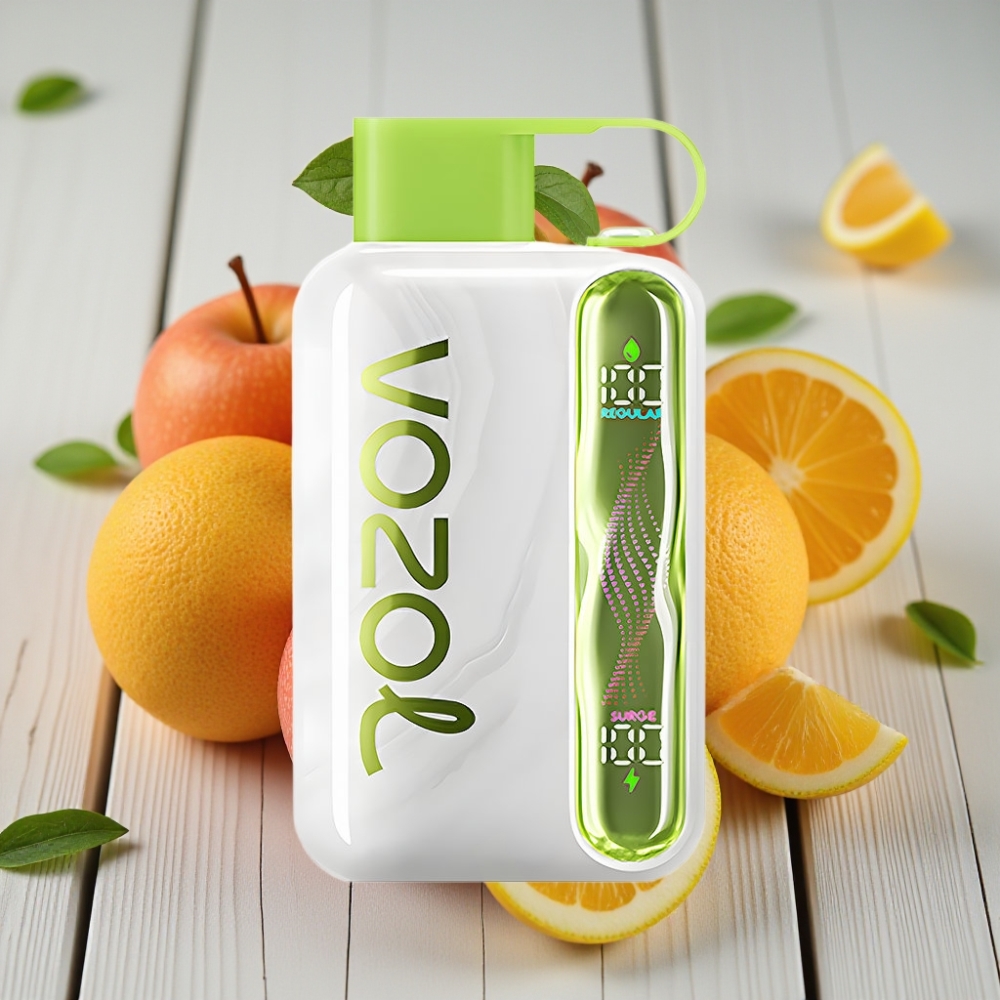 VOZOL STAR 40000 Puffs Kullan-At Vape Ekşi Elma Buzu - 1000mAh 20/50mg/ml