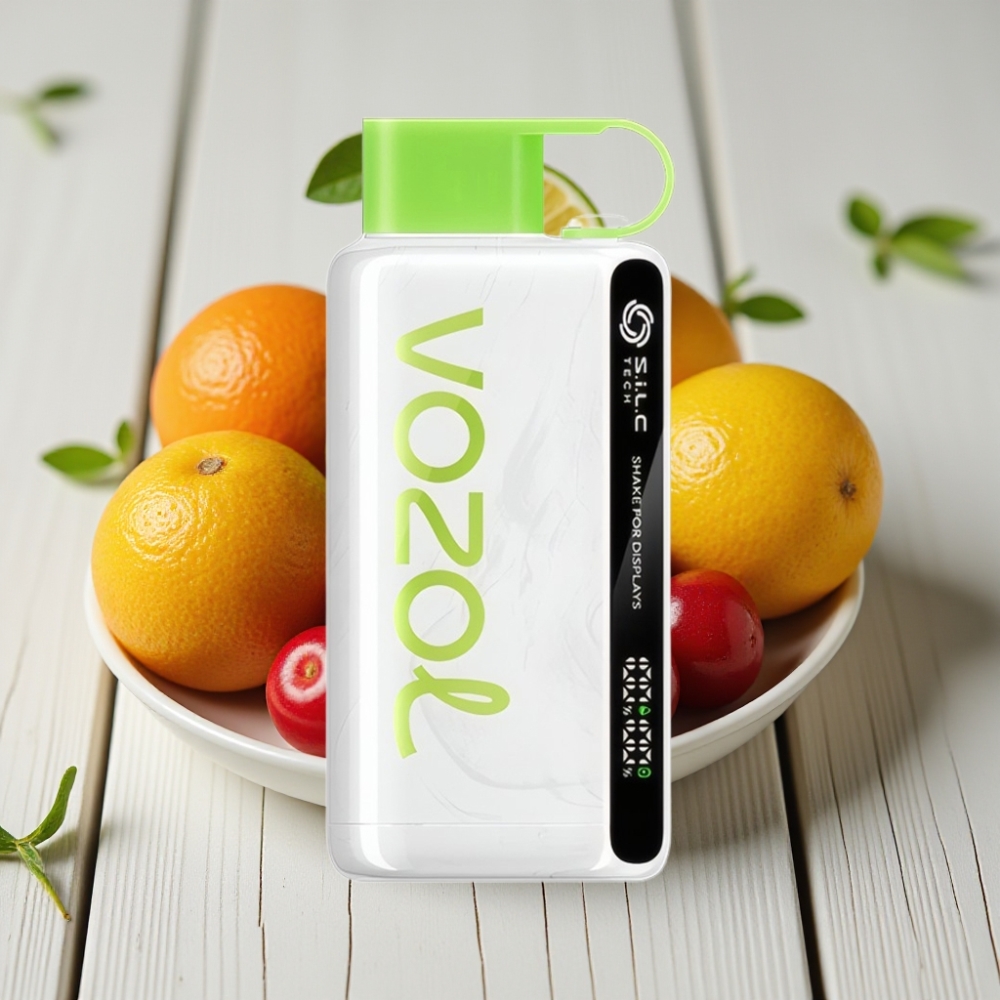 VOZOL STAR 9000/12000 Kullan-At Vape Kiraz Lima 650mAh 9000/12000 Puf SiLC TECH