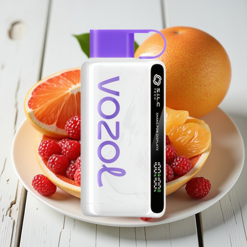 VOZOL STAR 9000/12000 Tek Kullanımlık Vape Kızılcık Mango Greyfurt - 650mAh 9000/12000 Puffs Hızlı Şarj