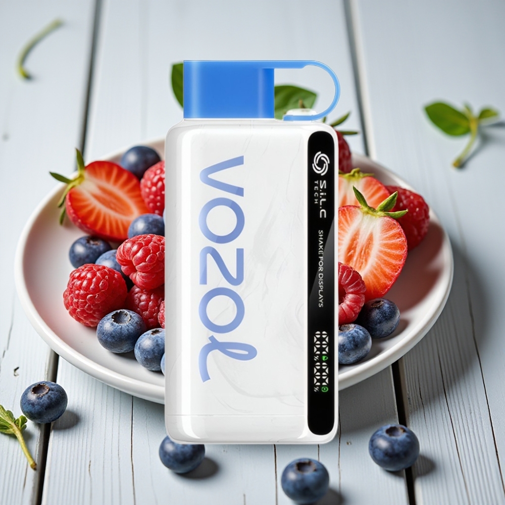 VOZOL STAR 9000/12000 Tek Kullanımlık Vape Mavi Ahududu Buz 650mAh 9000/12000 Puff SiLC TECH