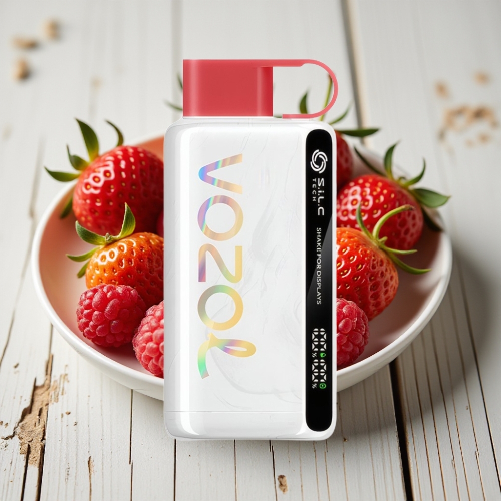VOZOL STAR 9000/12000 Tek Kullanımlık Vape Çilek Ahududu Kiraz 650mAh 9000/12000 Puff