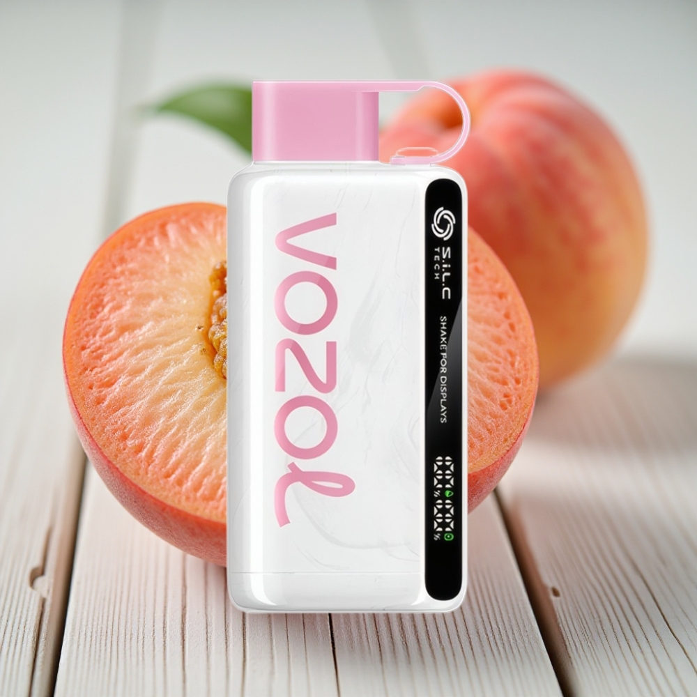 VOZOL STAR 9000/12000 Tek Kullanımlık Vape Şeftali Buz 650mAh 9000/12000 Puff