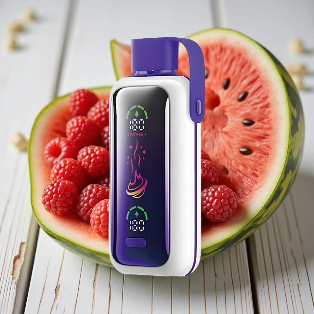 VOZOL Star 20000 Puffs Ahududu Karpuz 650mAh 22 HD Ekran Çift Mesh