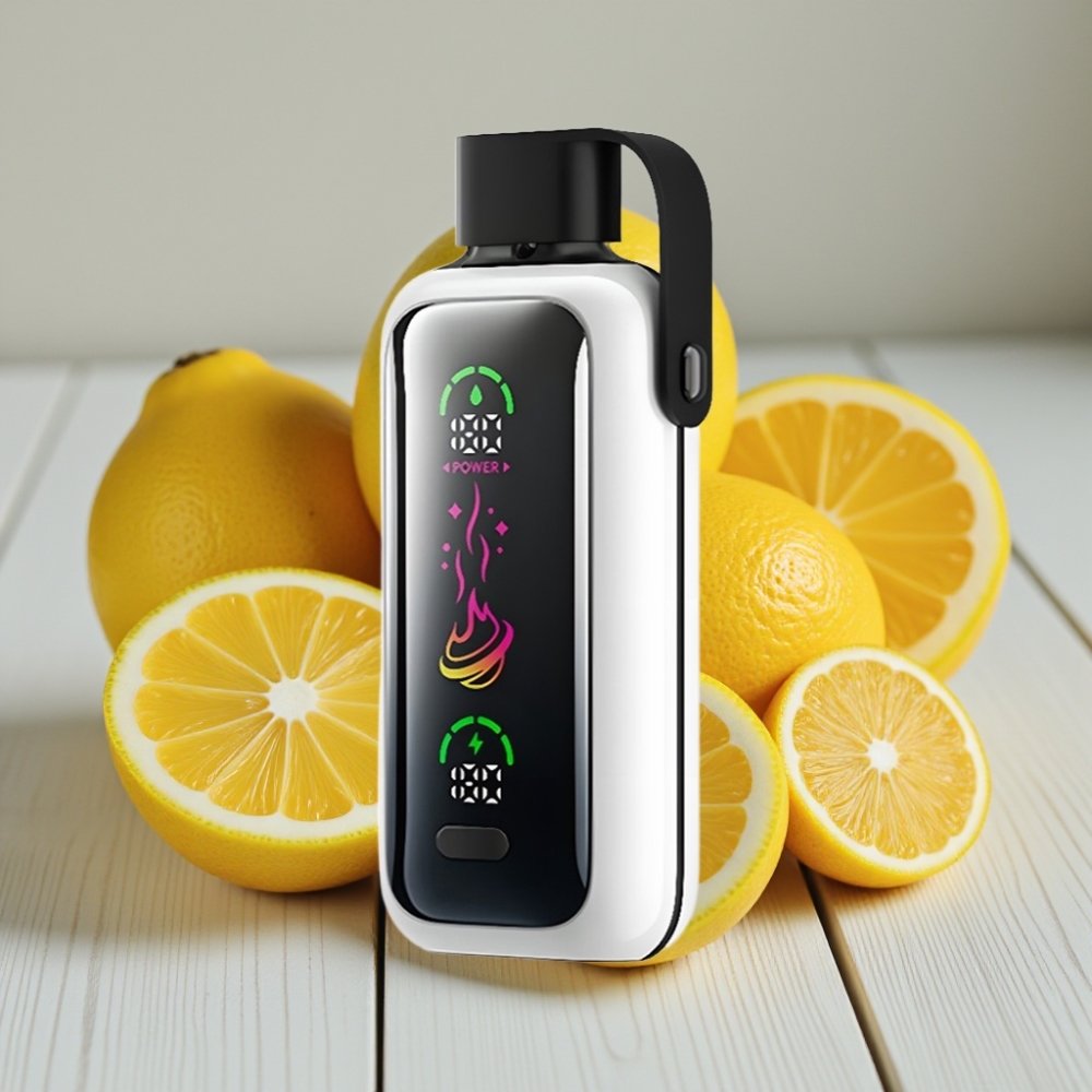 VOZOL Star 20000 Puffs Parfüm Limon 650mAh 22 HD Ayna Ekran Çift Mesh