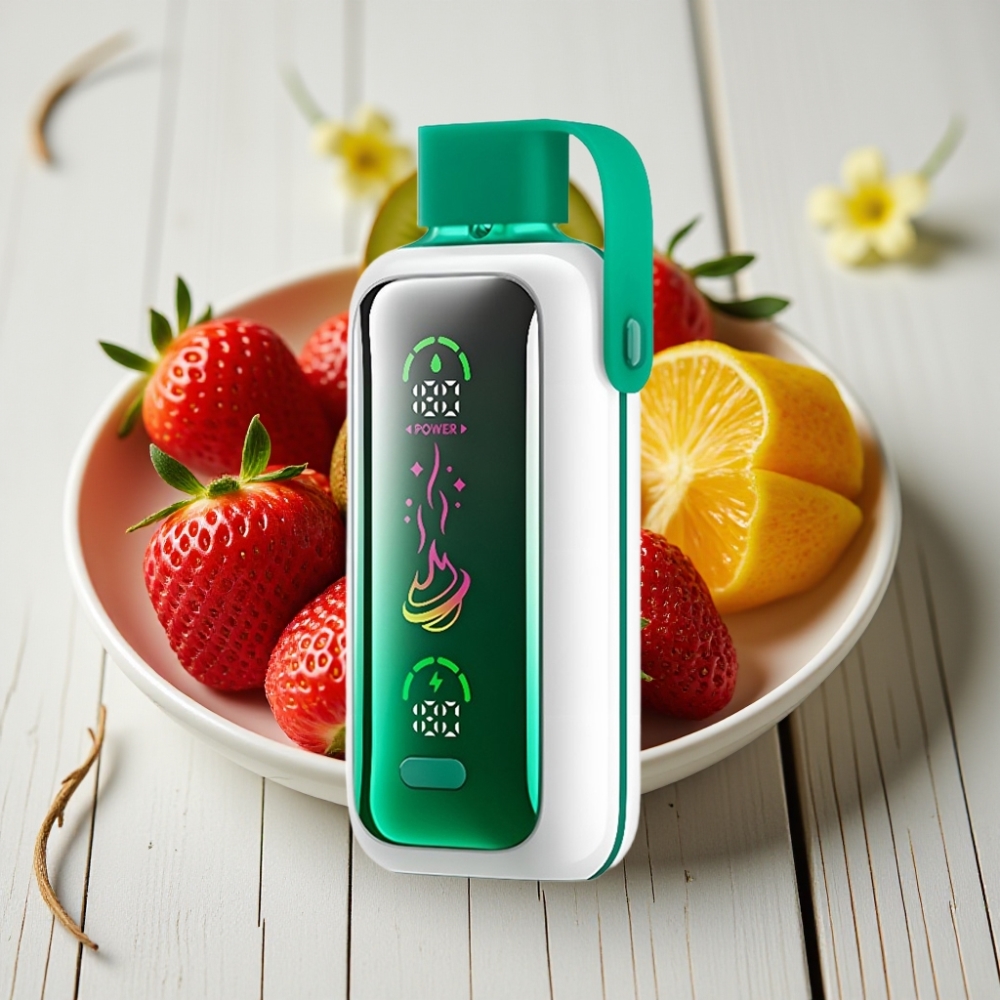VOZOL Star 20000 Puffs Çilek Kivi 22 HD Ayna Ekran 650mAh