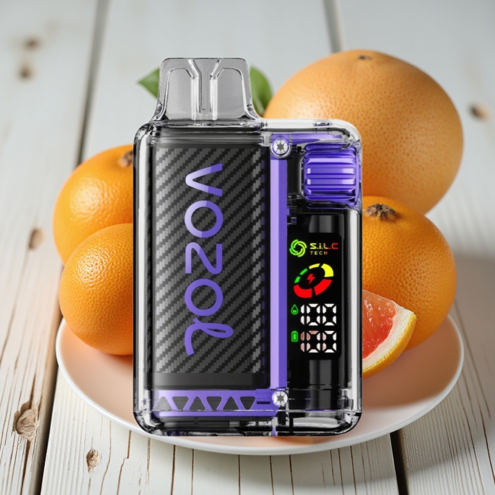VOZOL Vista 20000 Puffs Şarj Edilebilir 650mAh 2 Nikotin Mürver Çiçeği Greyfurt