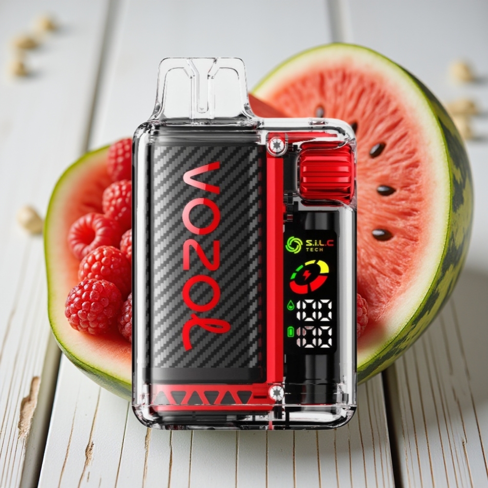 VOZOL Vista 20000 Puffs Şarj Edilebilir Ahududu Karpuz Aromalı - 650mAh 2 OLED Ekran