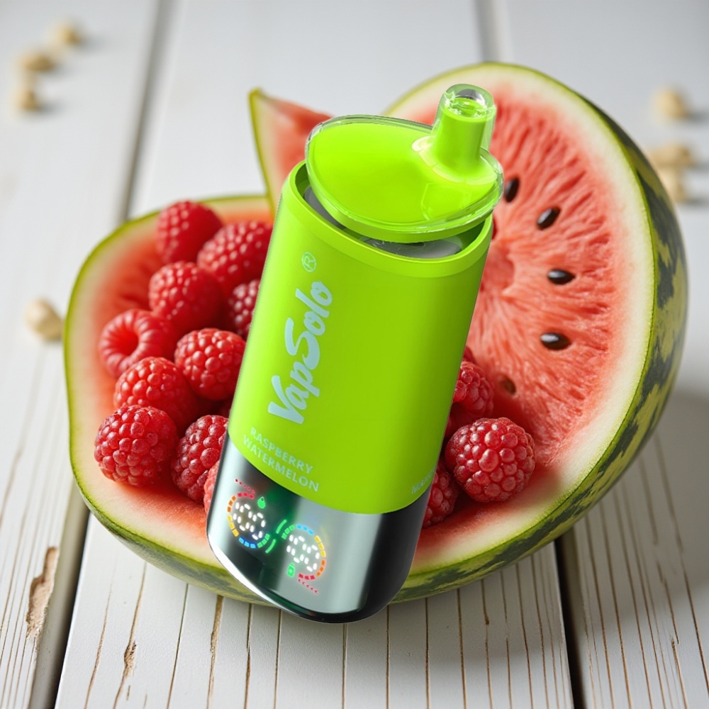 VapSolo Triple 30000 Puffs Ahududu Karpuz - 40ml 3 Tank Type-C