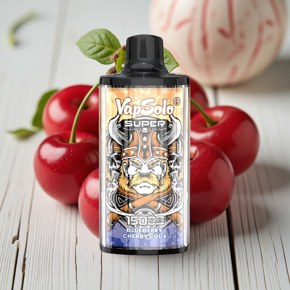 Vapsolo Super 15000 Puffs Kiraz Kola Aromalı 40ml 850mAh Type-C