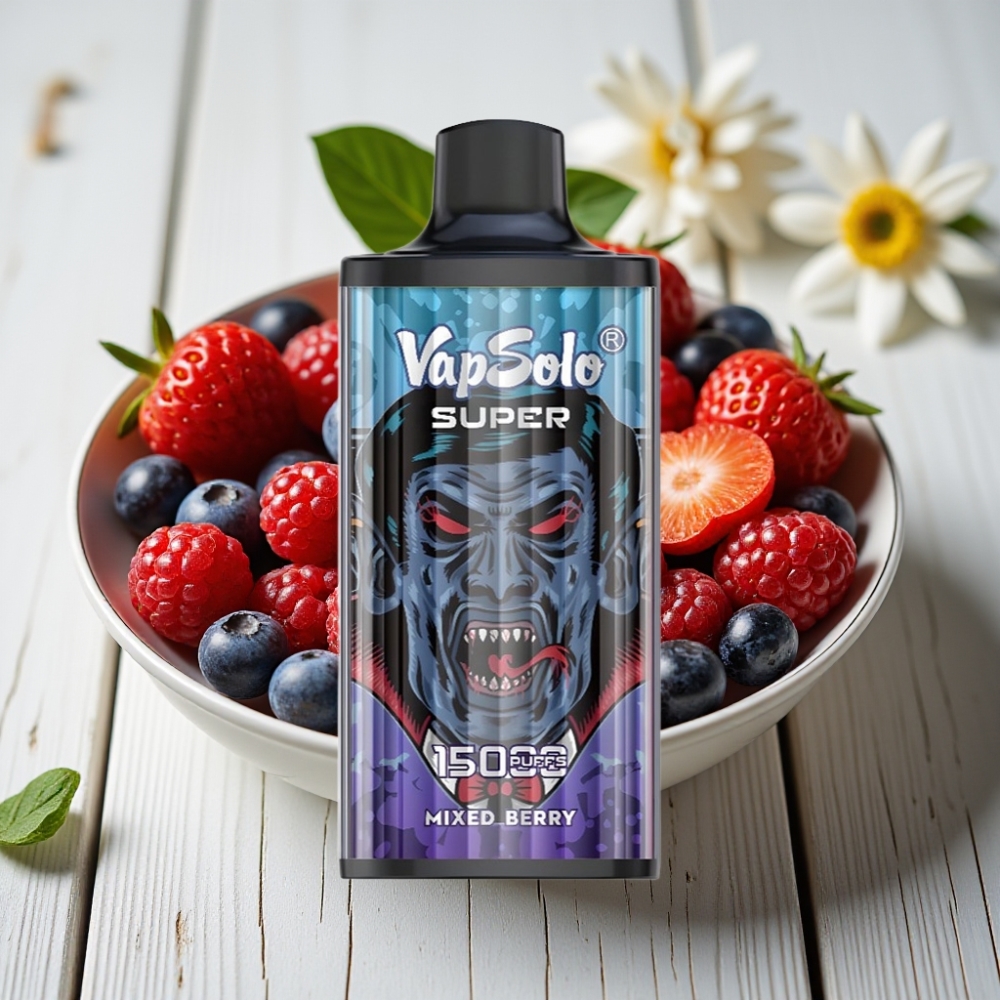 Vapsolo Super 15000 puffs Karışık Meyveler 40ml 850mAh Type-C