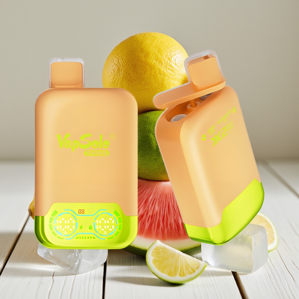 Vapsolo Twins 20000 Puffs Limon Misir  Karpuz Ice - 40ml 20mg/50mg Type-C