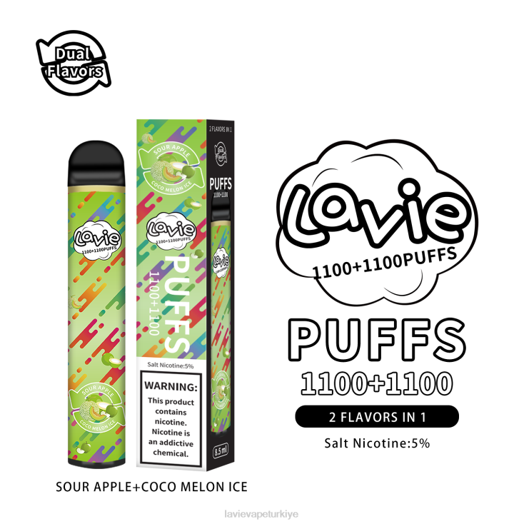 Lavie Vape Reddit 848HZ297 LAVIE BAR Switch 2200 nefes ekşi elma/hindistancevizi kavun buzu