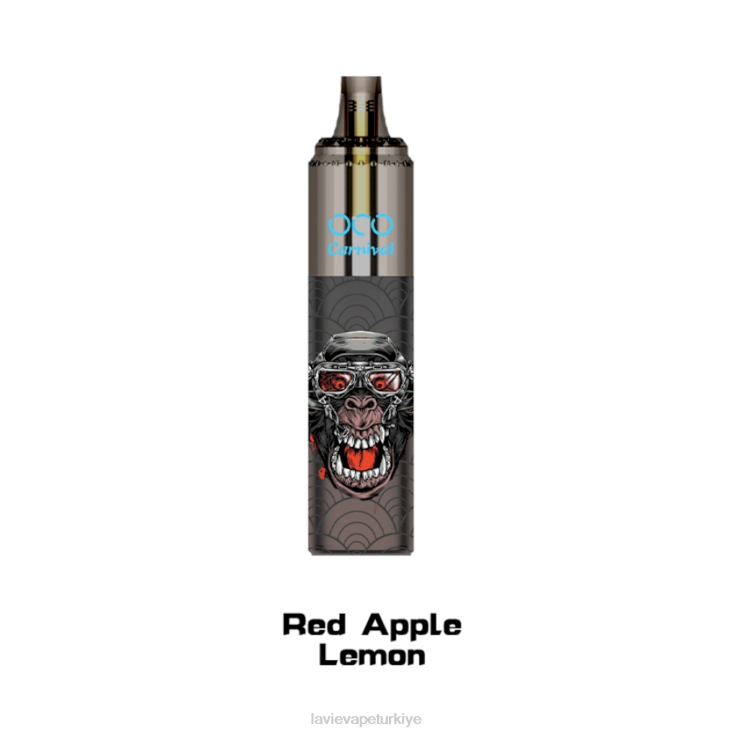 Lavie Vape Türkiye 848HZ356 LAVIE OCO karnaval 10000 puf kırmızı elma limon