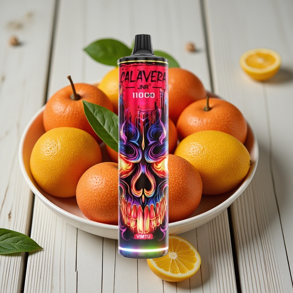 JNR Calavera 11000 Puff Tek Kullanımlık Vape Vimtu, 21ml, 850mAh, Type-C