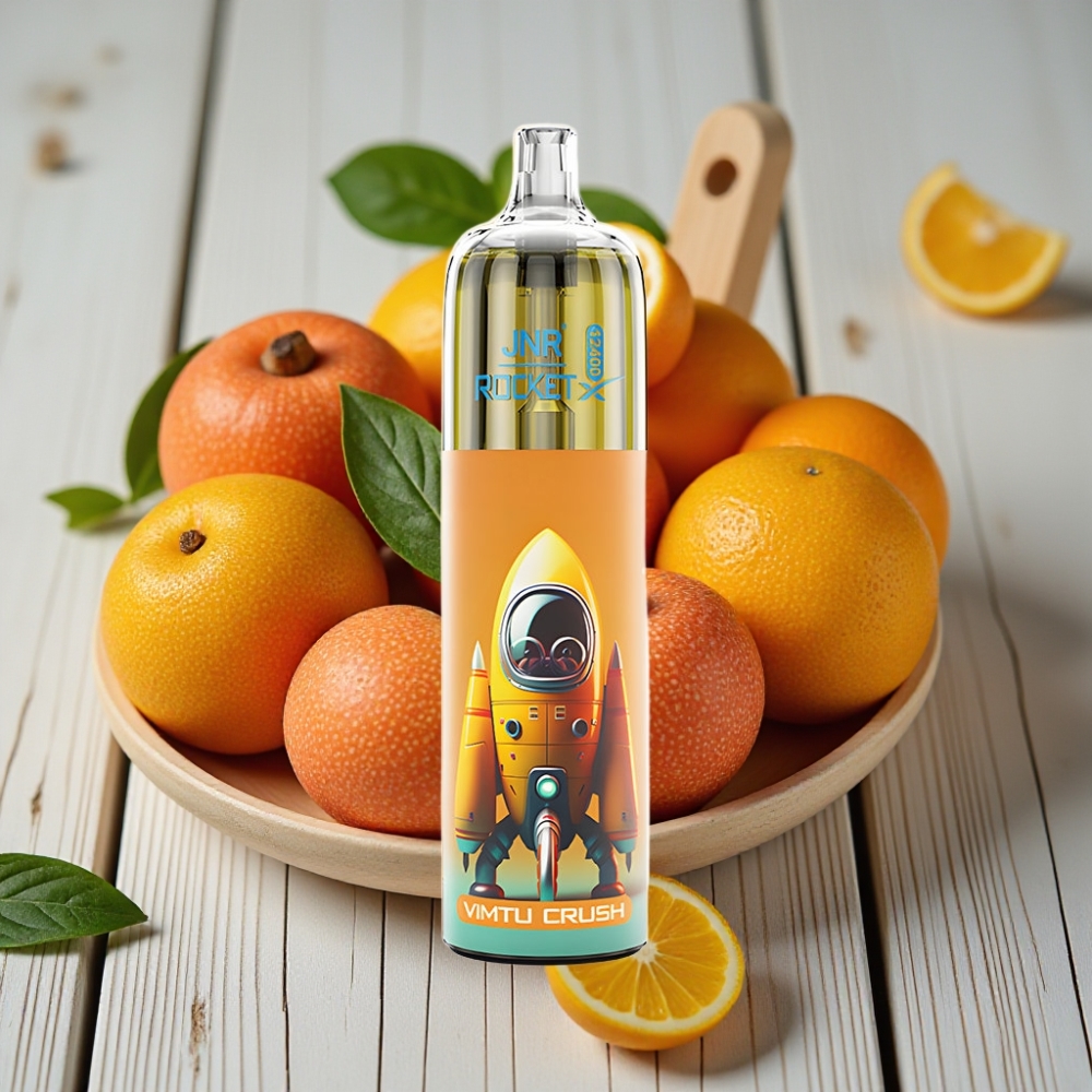 JNR Rocket-X 12400 Puffs Tek Kullanımlık Vape Vimtu Crush, 25ml, 850mAh, RGB Işık