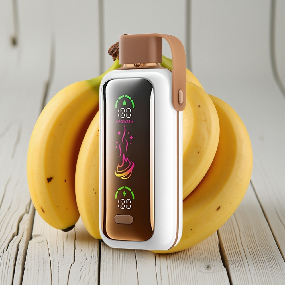 VOZOL Star 20000 Puffs Dragon Strawnana 2.2" HD Ayna Ekran, 650mAh, 0/20/50mg/ml