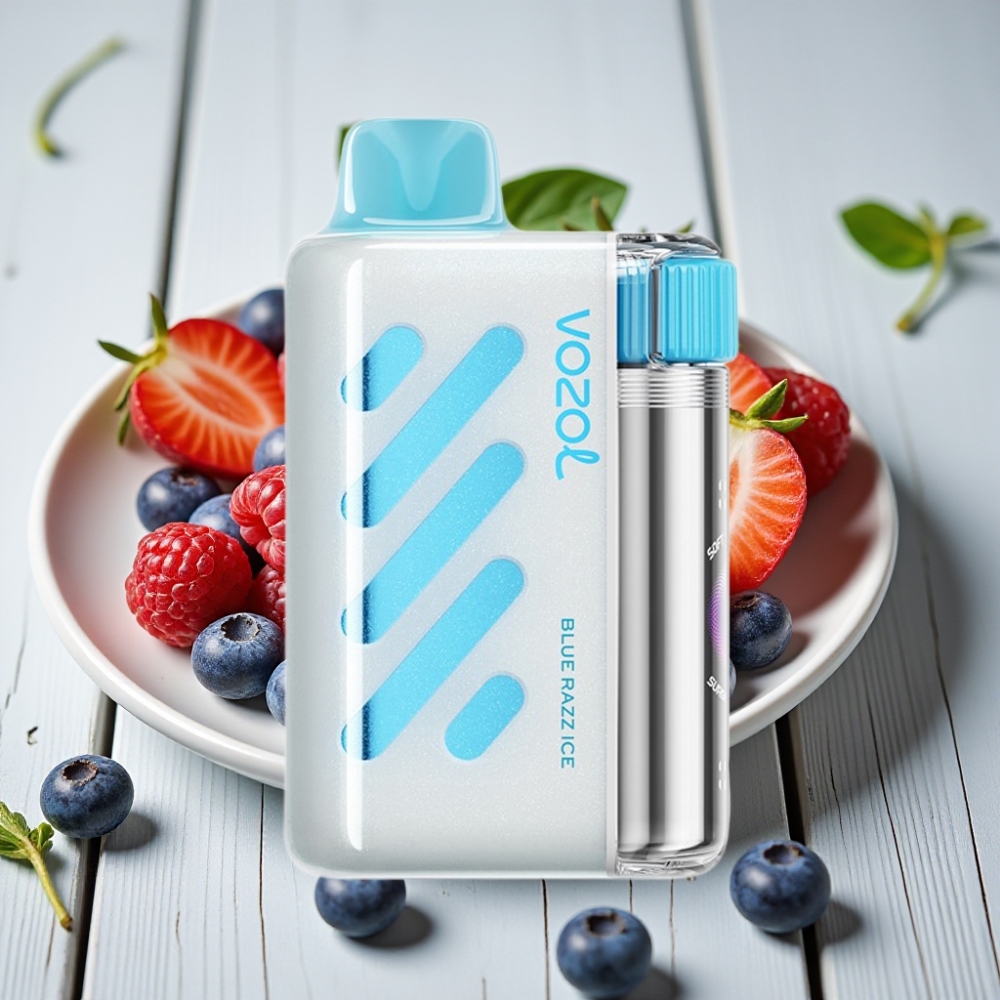 VOZOL VISTA 40000 Puff Tek Kullanımlık Vape - MTL, 1000mAh, %2 Nikotin, Blue Razz Ice